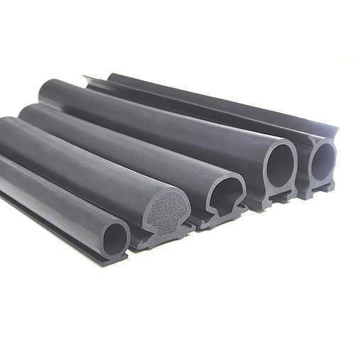 Black Ranelast Rubber Door Seal, For Industrial