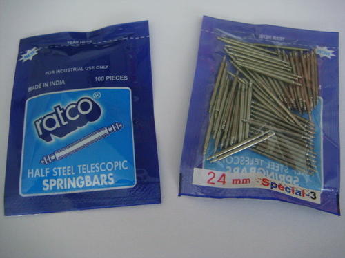 Ratco 24mm Half Steel Spring Bar, Packaging Type: Box