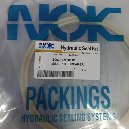 Rubber Hydraulic Rock Breaker Seal Kit - NOK, Packet