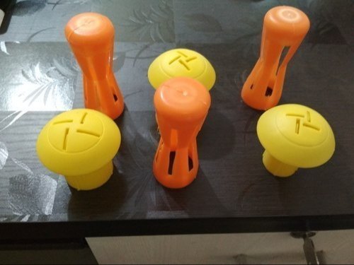 Orange Rebar Mushroom Safety End Cap Plug