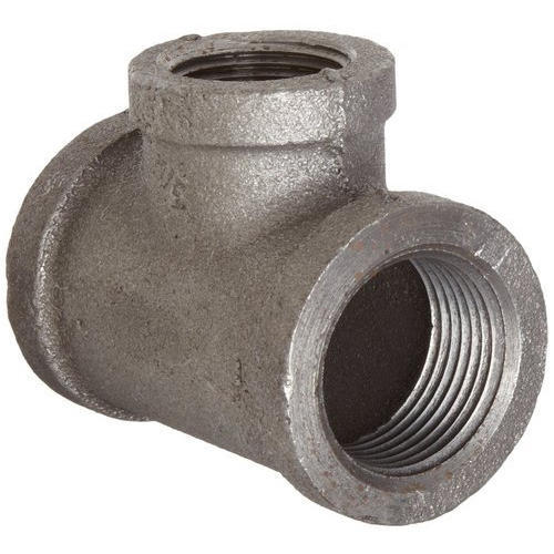 Threaded Reducing Screwed Tee Fitting, For Structure Pipe