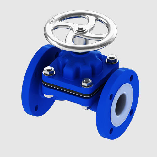 Flanges Refineries PFA Lined Diaphragm Valve