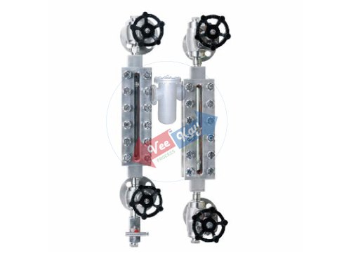 Reflex Flat Glass Level Gauge