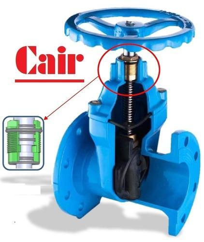 CAIR SGI / WCB / SS304 Resilient Seated Sluice Valve, RSSGV