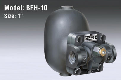 Rex Ball Float Steam Traps, BFH-10
