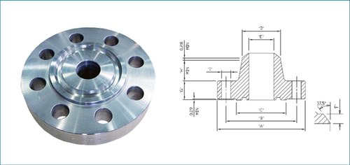 Slip On ANSI B16.5 Ring Type Joint Flanges For Industrial, Size: 0-1 inch