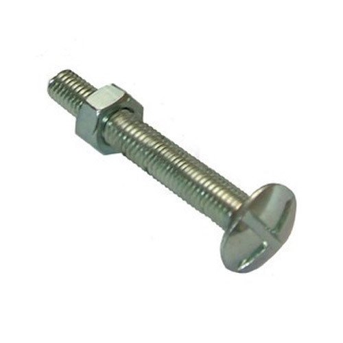 Black Mild Steel Roofing Bolt M8, Grade: 4.6, Size: 6mm T0 16mm