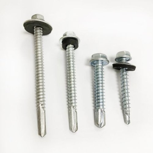 Carbon Steel & Stainless Steel Roofing Fasteners, Type: Exposed Gasket Head Fastners, Grade: 410 & 304 Grade