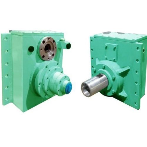 Bench Vice Mild Steel Rotary Head Gearbox, Base Type: Fixed