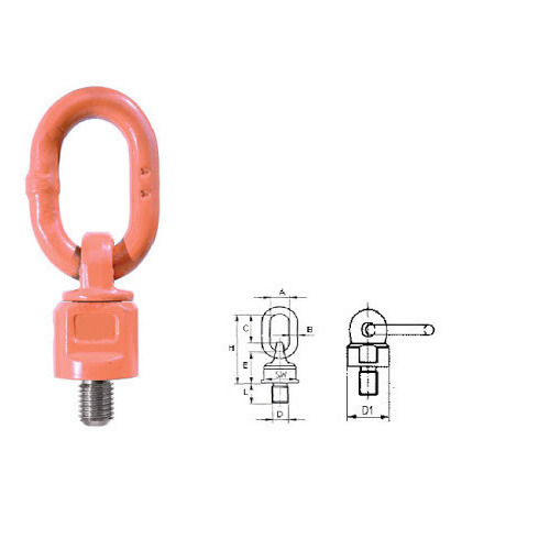 Standard Galvanized Rotating Lifting Eye Bolt, Size/Capacity: 260 Kg- 6 Tons