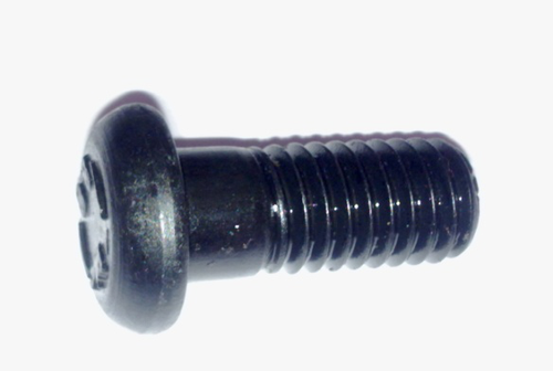 M6 To M20 Black Round Head Bolt, Size: 6mm To 24 Mm