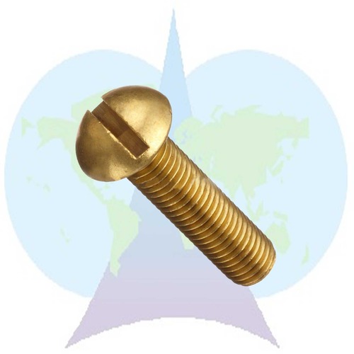 Stainless Steel Parshva India Brass Round Head Screw, Size: 70 Mm, Packaging Type: Packet