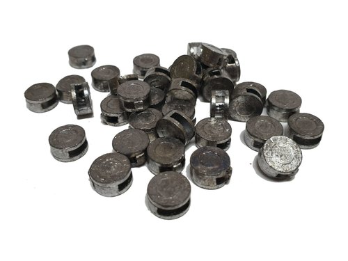Steel Silver Round Lead Seals, For Packaging, Size: 12mm