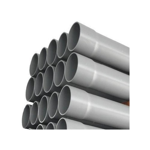 Round PVC Pipe, Size: 4 inch