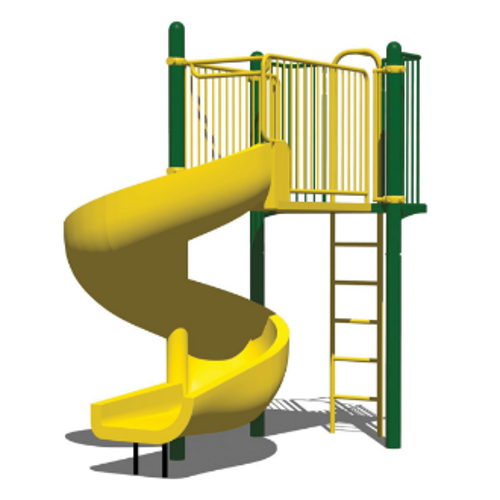 Playground Spiral Slide