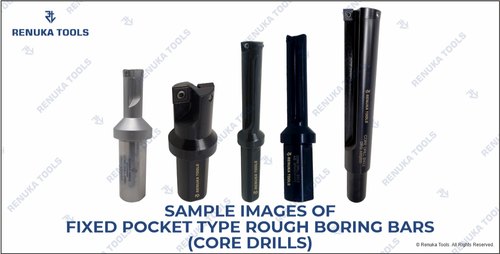 Carbide Tipped Fixed Pocket Type Rough Boring Bars (Core Drills)