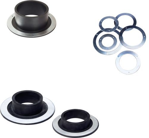 Own Rubber Flange with Steel Gaskets, Size: 1/2 Up To 8