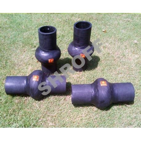 SHROFF Clamped & Flanged Rubber Joints, For Pneumatic Connections, Packaging Type: Box
