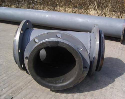 Black Stainless Steel Rubber Lining for Pipe, For Industrial