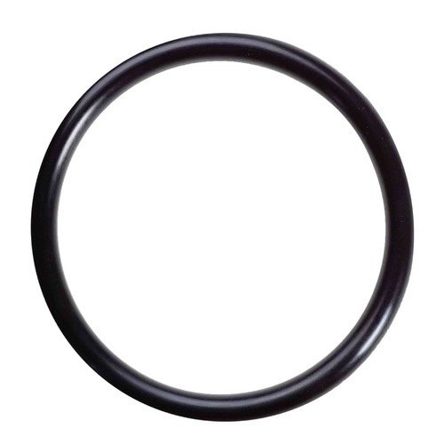 Black Rubber End Ring, Round