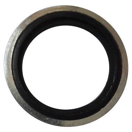 Black Metal Bonded Rubber Seal, For Industrial, Size: 2 inch