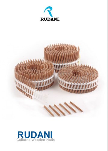 Compressed Beech Wood Rudani Wooden Nails, Packaging Size: 3060 Pieces, Size: 3.7 mm