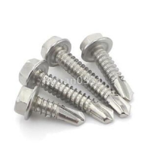 Polished Hexagonal Hex Washer Head Self-Drilling Screw