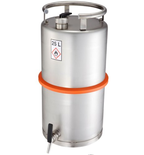 Generic White S25FVS SS Safety Barrel/Drum-25 Liter, Standard