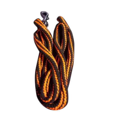 Orange And Black Polyester Horse Lead Rope