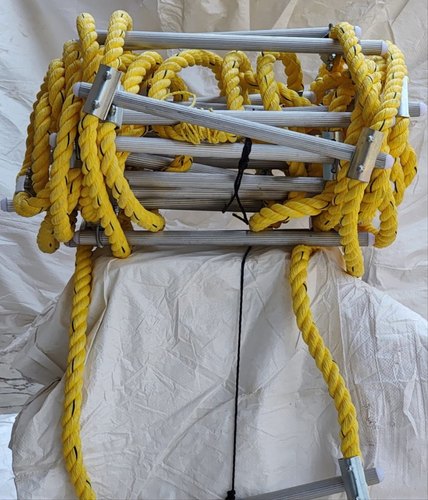 Yellow Safety Rope Ladder, For Construction