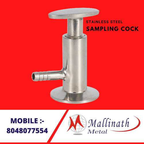Stainless Steel Sample Cock Valves, For Structure Pipe