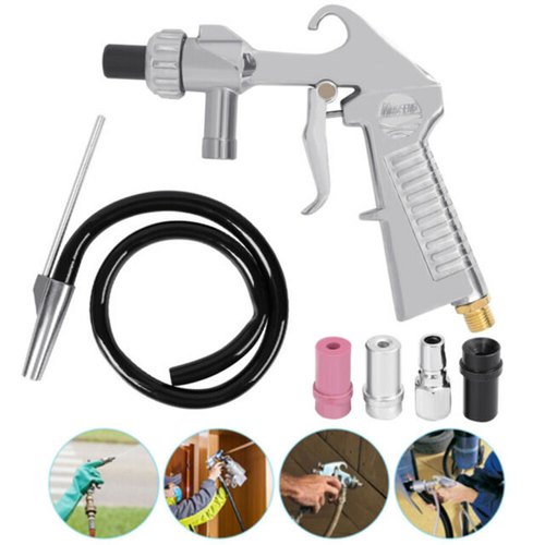 Sand Blaster Kit Blasting Nozzle Tube Rust Remove Abrasive Sand Blasting