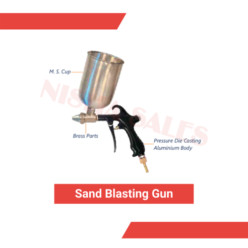 White Sand Blasting Gun