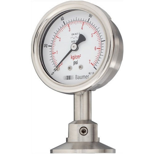 Bottom Connection Sanitary Pressure gauge