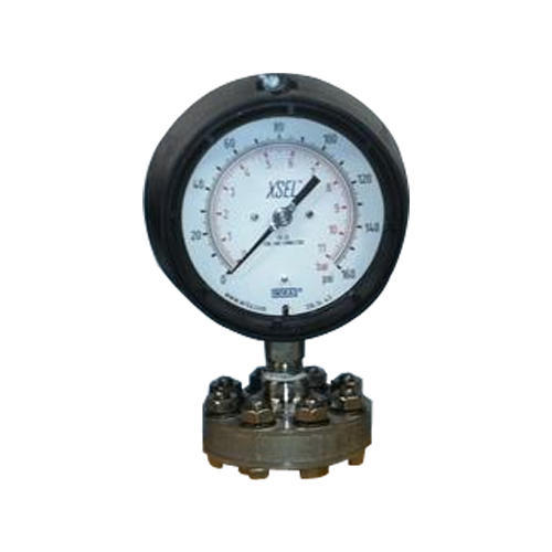 Black Sanitary Sealed Pressure Gauge