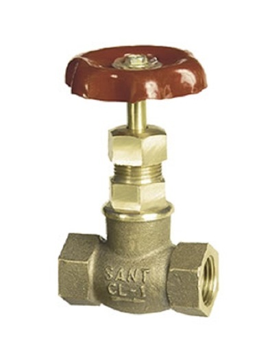 Standard Aluminium Alloy Sant Gun Metal Globe Valve IS 9, For Industrial