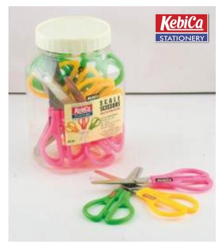KEBICA 30 Grams Kids Craft Scissor (Art. No - 307) /Child Scissor With Scale, Size: 5 CM