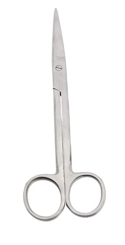 Stainless Steel Flat Blade Scissor, For Hospital