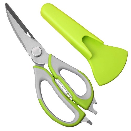 None 220 Gm Stainless Steel Multifunctional Kitchen Scissors