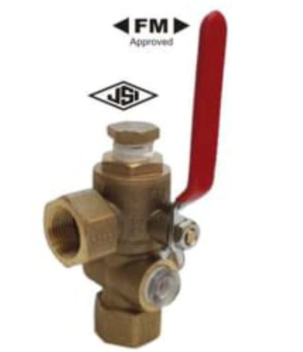 JSI Test And Drain Valve - FM Approved, For Water