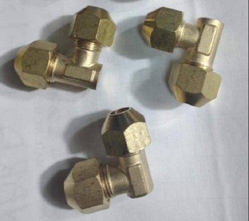 Brass Threaded Elbow Joint 6/8, For Gas Pipe