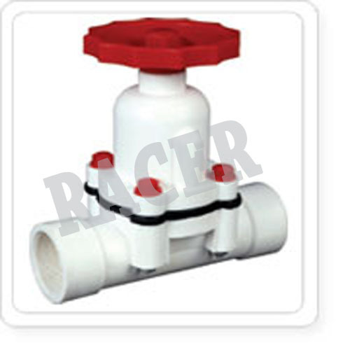 RACER Screwed End Diaphragm Valve, Size: 15mm, Model: Screwed end Diapharagm Valve