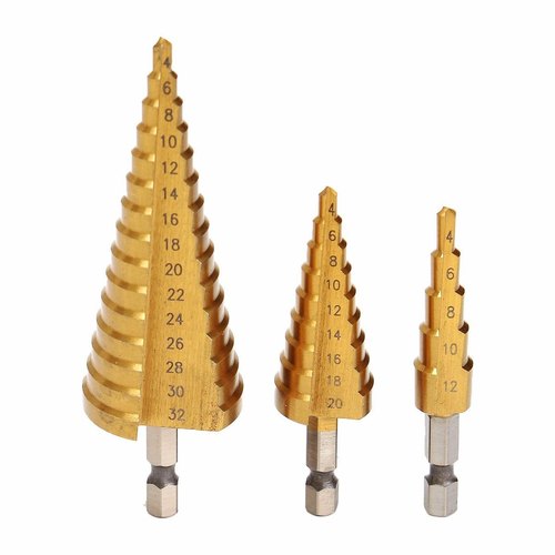 Sharp For Alluminium Step Drill Tools, Size: 4 to 32