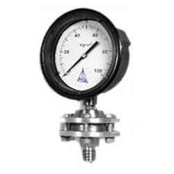 Analogue Dial Sealed Diaphragm Gauge, For Industrial