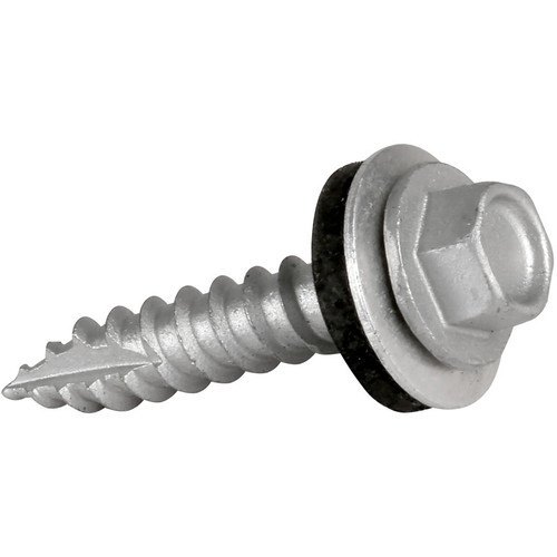 Stainless Steel Hexagonal Hex Head Self Drilling Screw, For Construction