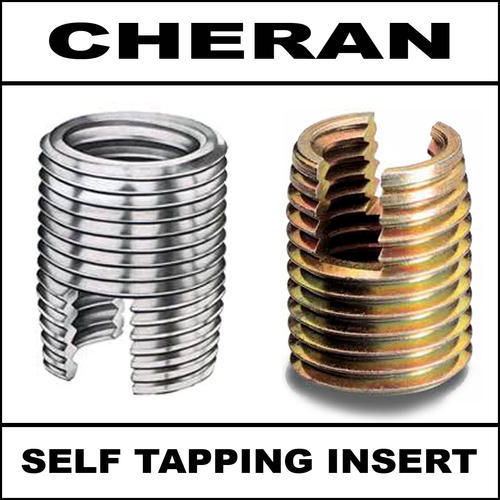 Cheran Self Tapping Threaded Inserts (Cutting Slots), Size: M2 to M30