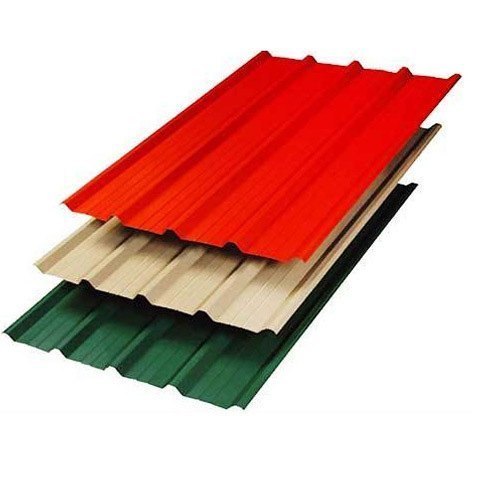 Red, White and Green Rectangular Industrial Color Sheets, Thickness: 0.50 mm