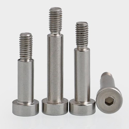 Silver Hexagonal Shoulder Bolt, For Industrial, Depend On Size