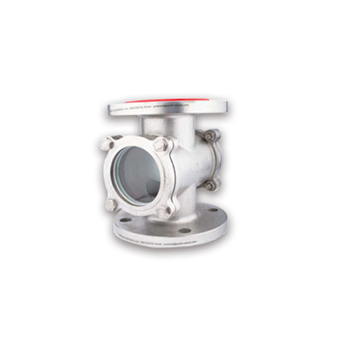 Painted Stainless Steel Sight Glass Valve, For Industrial, Size: 3 - 6 Inch (Face To Face)