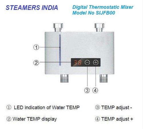 SIJFB00 Digital Thermostatic Mixing Valve For Industrial
